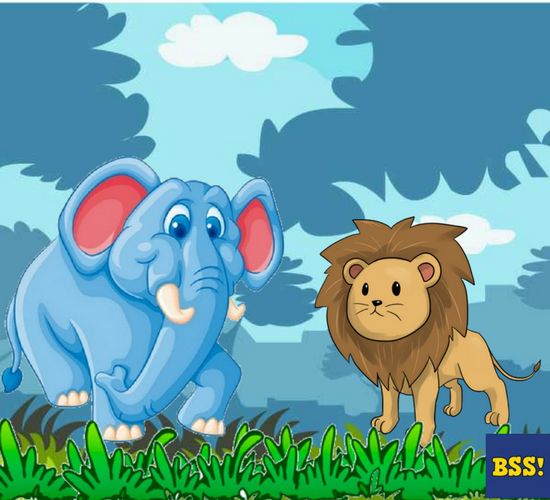 The Lion And The Elephant - Bedtimeshortstories