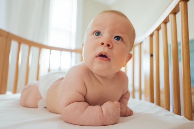 baby falling off the bed
